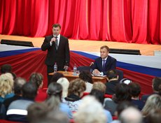 На встрече с населением Заларинского района