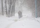 Снегопад в Иркутске. Фото Владимира Смирнова