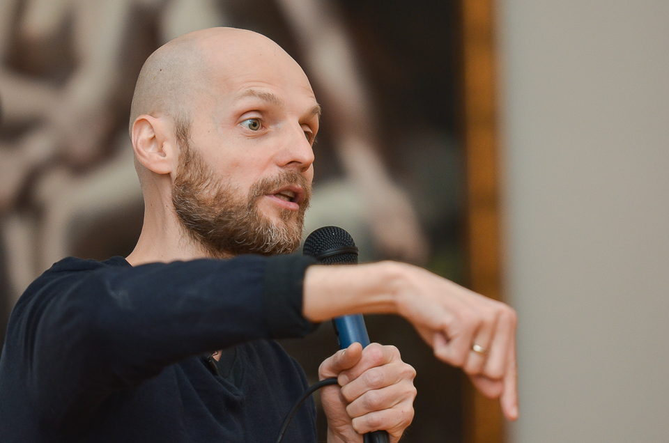 На встрече с Иваном Вырыпаевым. Автор фото — Илья Татарников