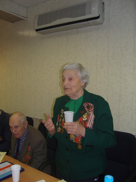 Ветераны с ответным словом