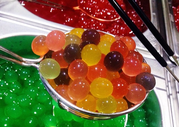 Шарики ассорти с соком манго, клубники, черники, вишни, малины