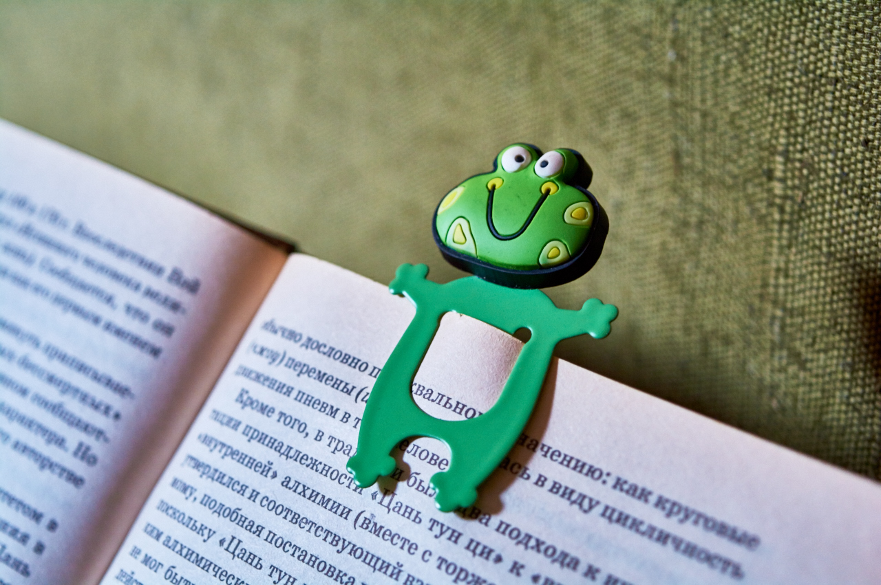 Закладка — отличный подарок для любителя книг.