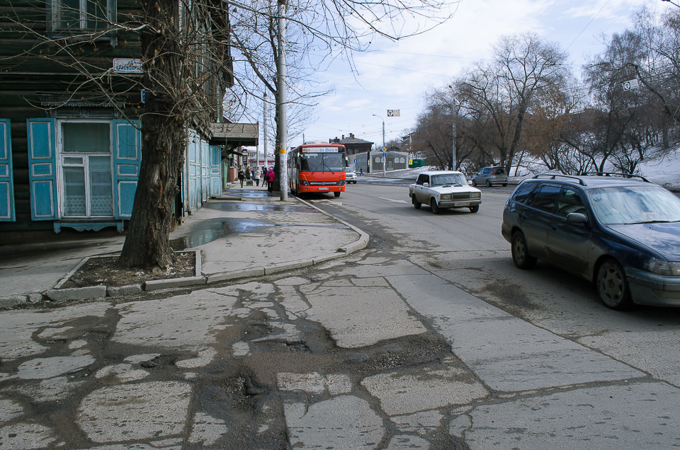 В районе пересечения улиц Красноармейская и Тимирязева. Автор фото — Илья Татарников
