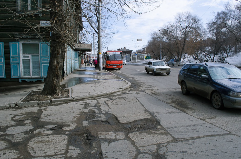 В районе пересечения улиц Красноармейская и Тимирязева. Автор фото — Илья Татарников