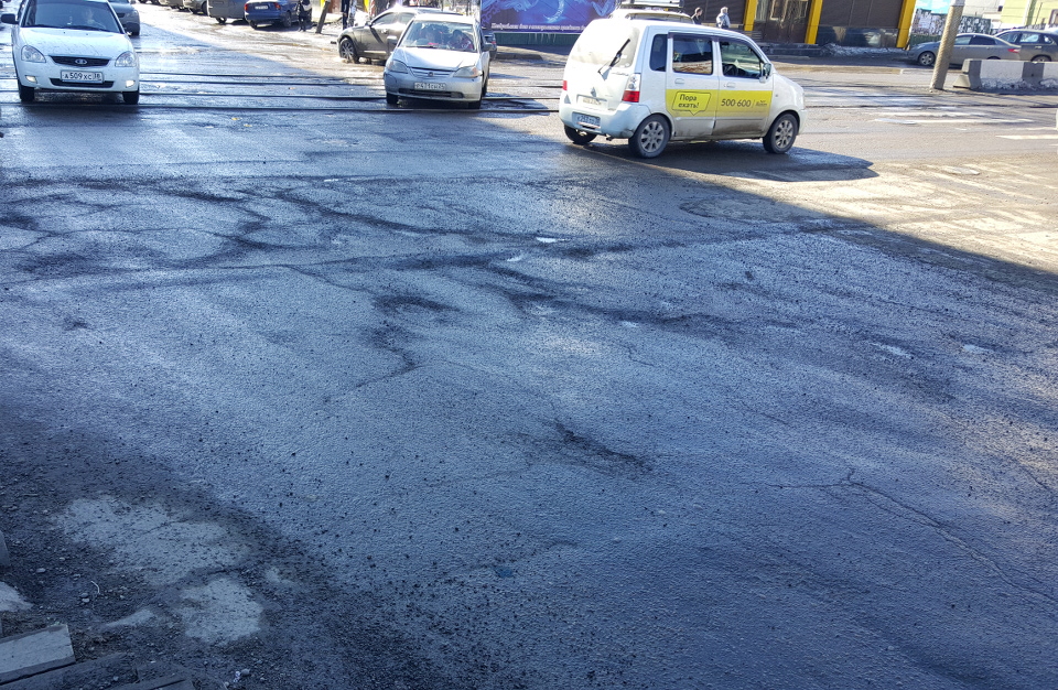 Пересечение улиц Горная и Партизанская. Фото предоставила Татьяна Михайлова