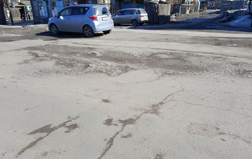 Пересечение улиц Горная и Партизанская. Фото предоставила Татьяна Михайлова