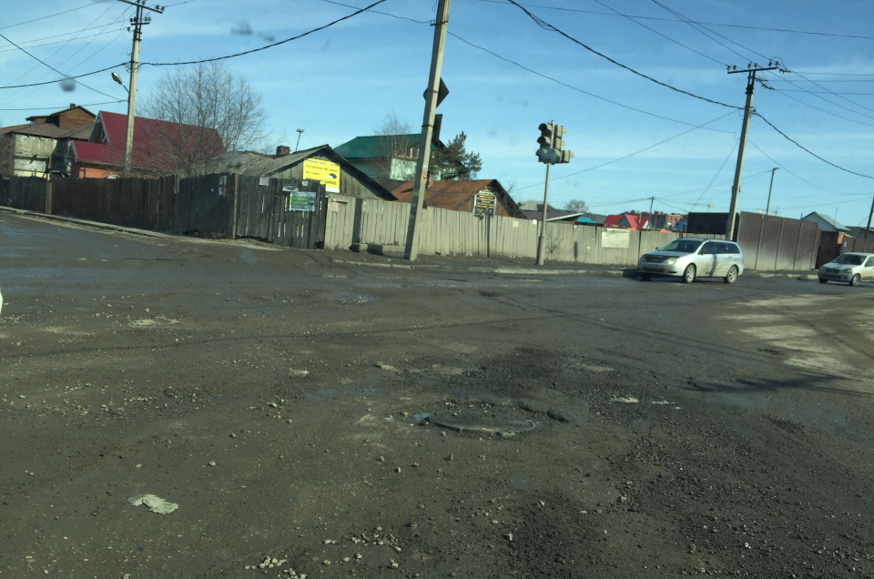 Пересечение Красноярской и Култукской. Фото прислала Анна Мишукова