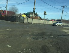 Пересечение Красноярской и Култукской. Фото прислала Анна Мишукова