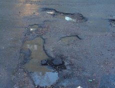 Улица Ленская, рядом с «Марией». Фото прислала Екатерина Елизова