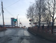 20-й Советский переулок возле светофора на Баумана. Фото прислала Екатерина Елизова