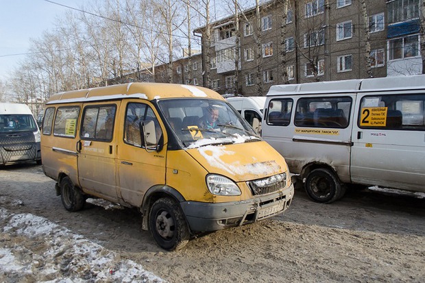Маршрутные такси в Иркутске. Автор фото — Илья Татарников