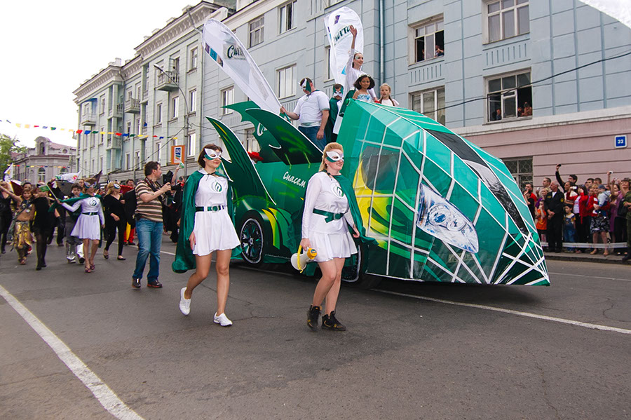 Карнавал «Шагаем вместе». Фото Владимира Смирнова, IRK.ru