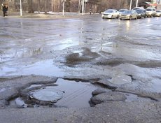 Перекресток улиц Лермонтова и Улан-Баторская