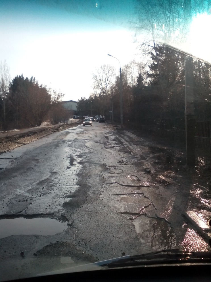 Улица Фаворского, возле дома 5. Фото прислал Руслан