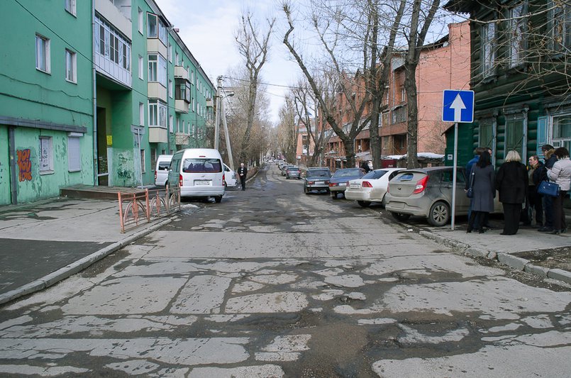 Пересечение улиц Красноармейской и Тимирязева. Автор фото — Илья Татарников