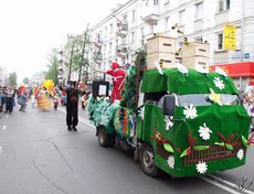 Карнавал в Иркутске. Автор фото - Валерий Зонов