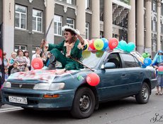 Карнавал в Иркутске. Автор фото - Валерий Зонов