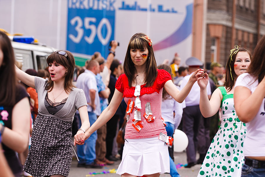 Карнавал «Шагаем вместе». Фото Владимира Смирнова, IRK.ru