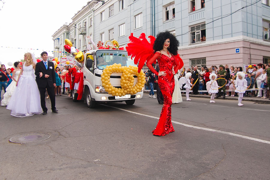 Карнавал «Шагаем вместе». Фото Владимира Смирнова, IRK.ru