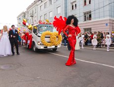 Карнавал «Шагаем вместе». Фото Владимира Смирнова, IRK.ru