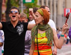 Карнавал «Шагаем вместе». Фото Владимира Смирнова, IRK.ru