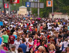 Карнавал «Шагаем вместе». Фото Владимира Смирнова, IRK.ru