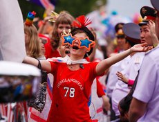 Карнавал «Шагаем вместе». Фото Владимира Смирнова, IRK.ru