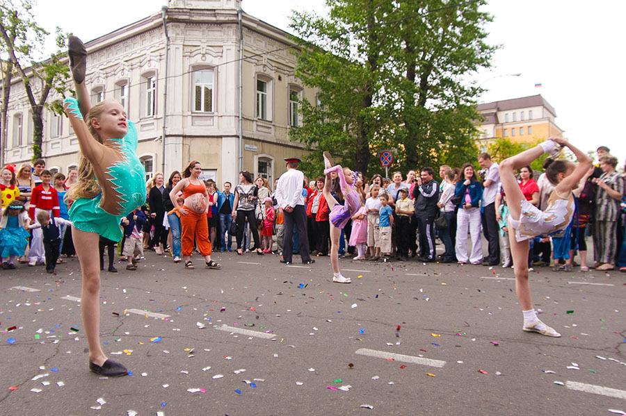 Карнавал «Шагаем вместе». Фото Владимира Смирнова, IRK.ru