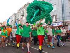 Карнавал «Шагаем вместе». Фото Владимира Смирнова, IRK.ru