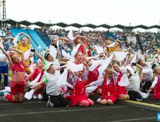 Праздник на стадионе «Труд». Автор фото - Алексей Ильин
