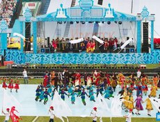 Праздник на стадионе «Труд». Автор фото - Алексей Ильин