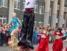 Карнавал в Иркутске. Автор фото - Валерий Зонов