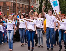 Карнавал «Шагаем вместе». Фото Владимира Смирнова, IRK.ru