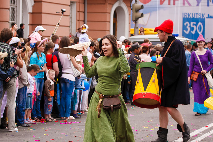 Карнавал «Шагаем вместе». Фото Владимира Смирнова, IRK.ru