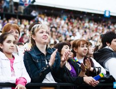 Праздник на стадионе «Труд». Автор фото - Алексей Ильин