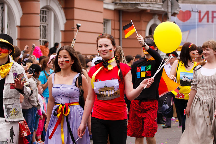 Карнавал «Шагаем вместе». Фото Владимира Смирнова, IRK.ru