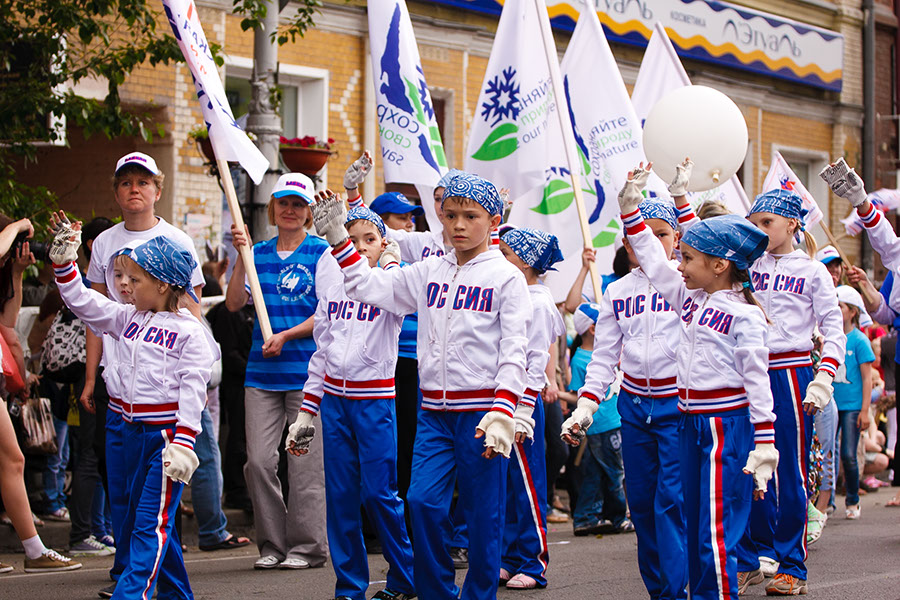 Карнавал «Шагаем вместе». Фото Владимира Смирнова, IRK.ru