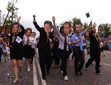 Карнавал «Шагаем вместе». Фото Владимира Смирнова, IRK.ru