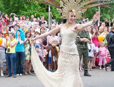 Карнавал в Иркутске. Автор фото - Валерий Зонов