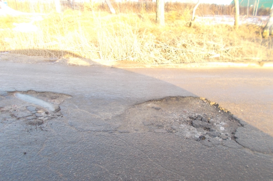 Дорога в поселок Березовый. Фото Татьяны Макаровой