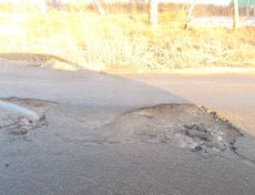 Дорога в поселок Березовый. Фото Татьяны Макаровой