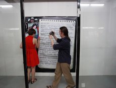 Открытие выставки «Блогnote» в Иркутске. Фото Евгения Козырева