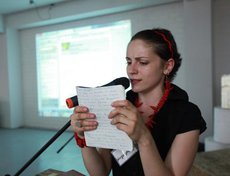 Открытие выставки «Блогnote» в Иркутске. Фото Евгения Козырева