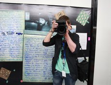 Открытие выставки «Блогnote» в Иркутске. Фото Евгения Козырева