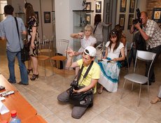 Открытие выставки гравюр Сальвадора Дали в Иркутске. Автор фото — Александр Новиков