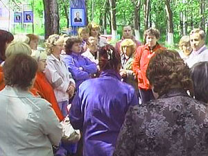 Участники акции протеста. Фото АС Байкал ТВ.