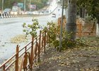 Улица Лермонтова во время шторма. Фото IRK.ru.