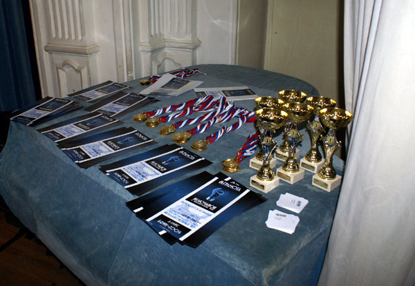 Призы для победителей.