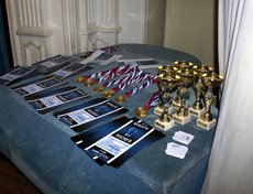 Призы для победителей.