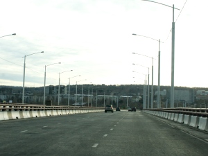 Новый мост через Ангару в Иркутске. Фото репортажной группы NDV.